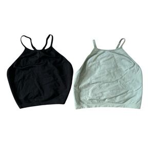 Forever 21 Large Sports Bra Like New Halter Too Razor Back